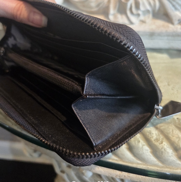 L.A.M.B. Gwen Stefani Zip Around Wallet Leather Designer Celebrity #187 - Picture 13 of 14